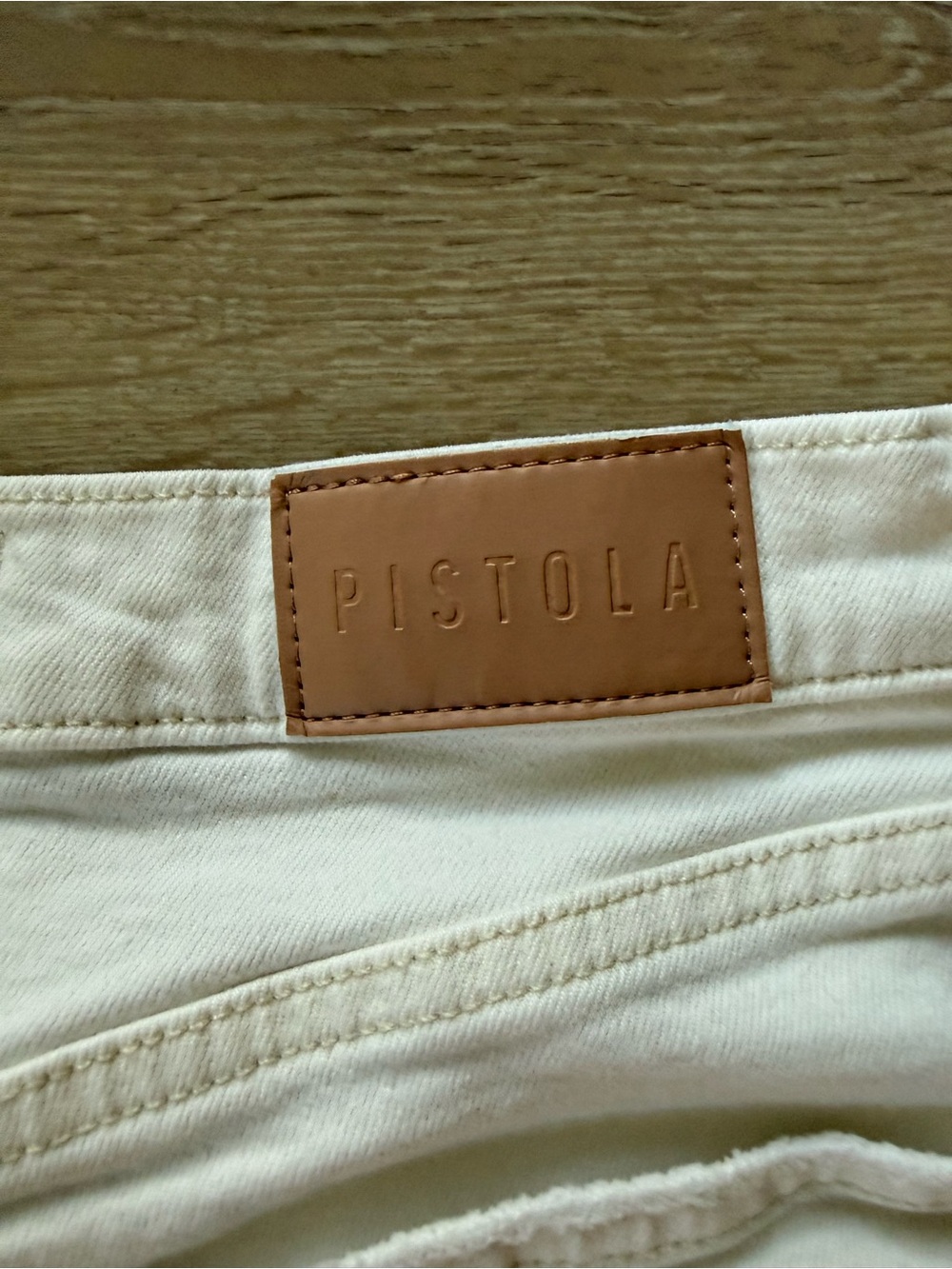 pistola Off-White Straight Leg Jeans - Picture 9 of 9